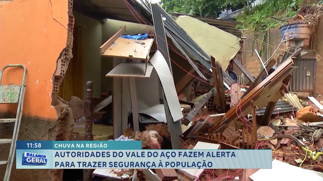 Chuva na região: Autoridades do Vale do Aço fazem alerta para trazer segurança à população.