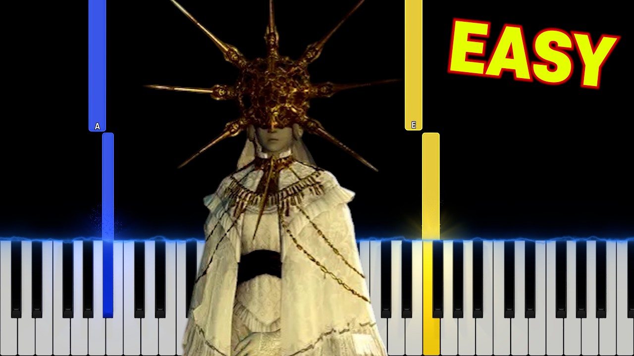 Dark Sun Gwyndolin - DARK SOULS 1 | EASY Piano Tutorial + Sheet Link 🎵