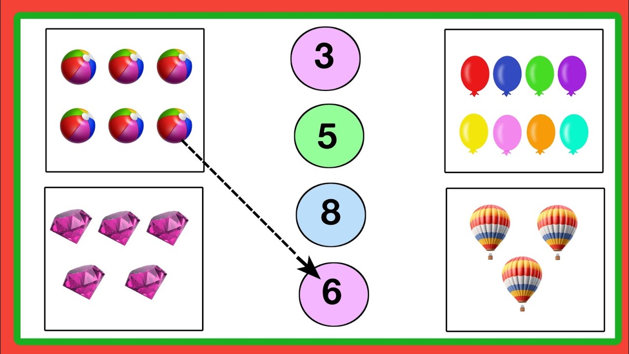 Math Worksheets for Lkg Class | Practise Counting up to 10 | Daily Practice Worksheets