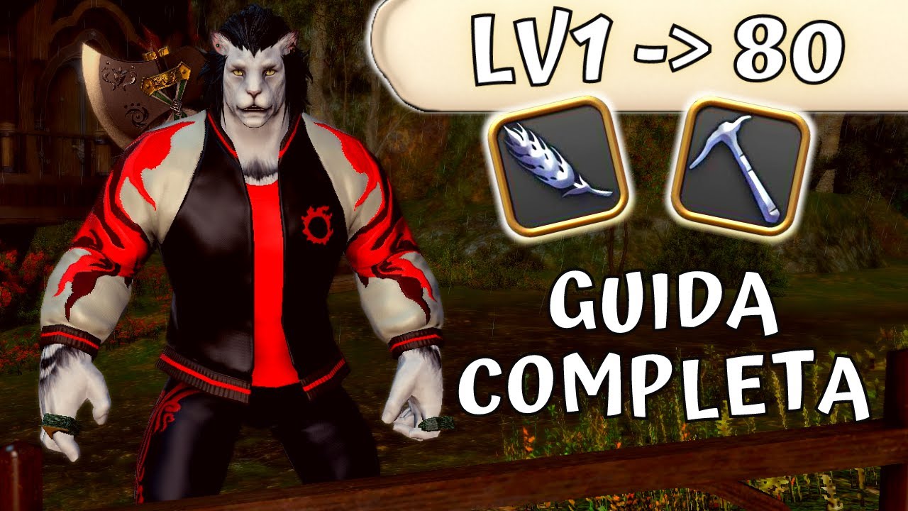 Livellare Botanist e Miner da lv 1 a 80 in FFXIV Online GUIDA COMPLETA ITA