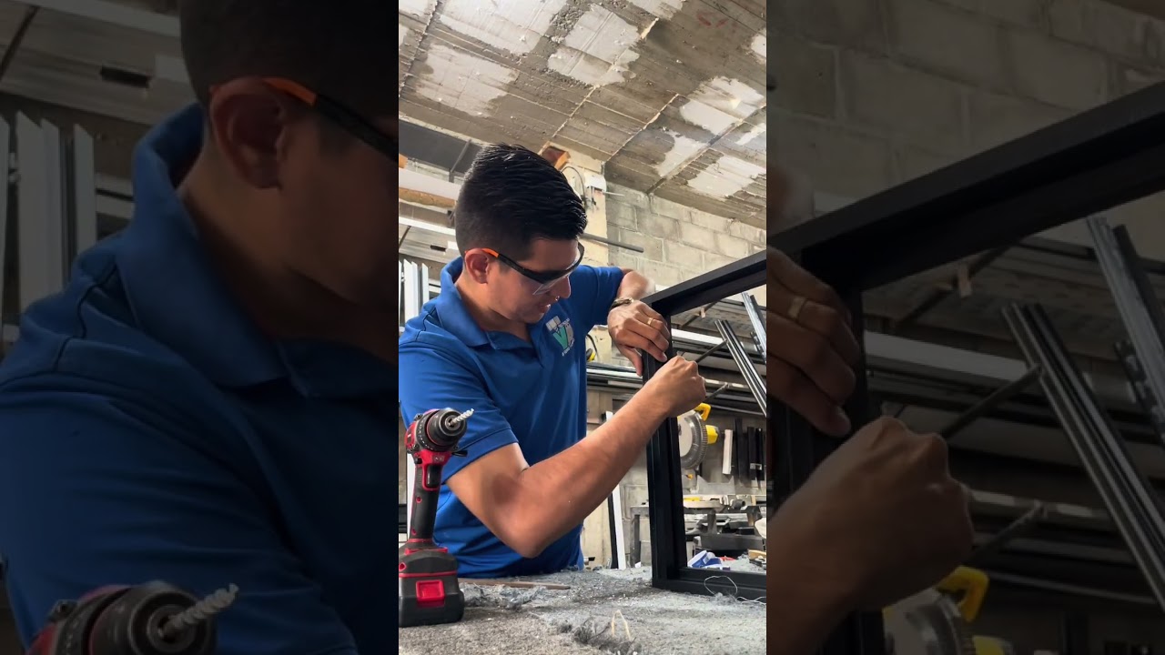 Cómo hacer un fijo de 2” paso a Pasó #videocompleto#vidrioyaluminioramos