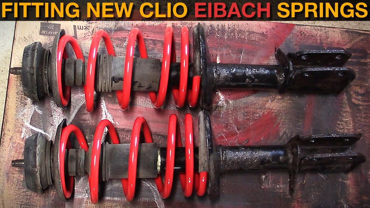 Renault Clio 182 2004 года: лопнувшая пружина — установка новых пружин Eibach