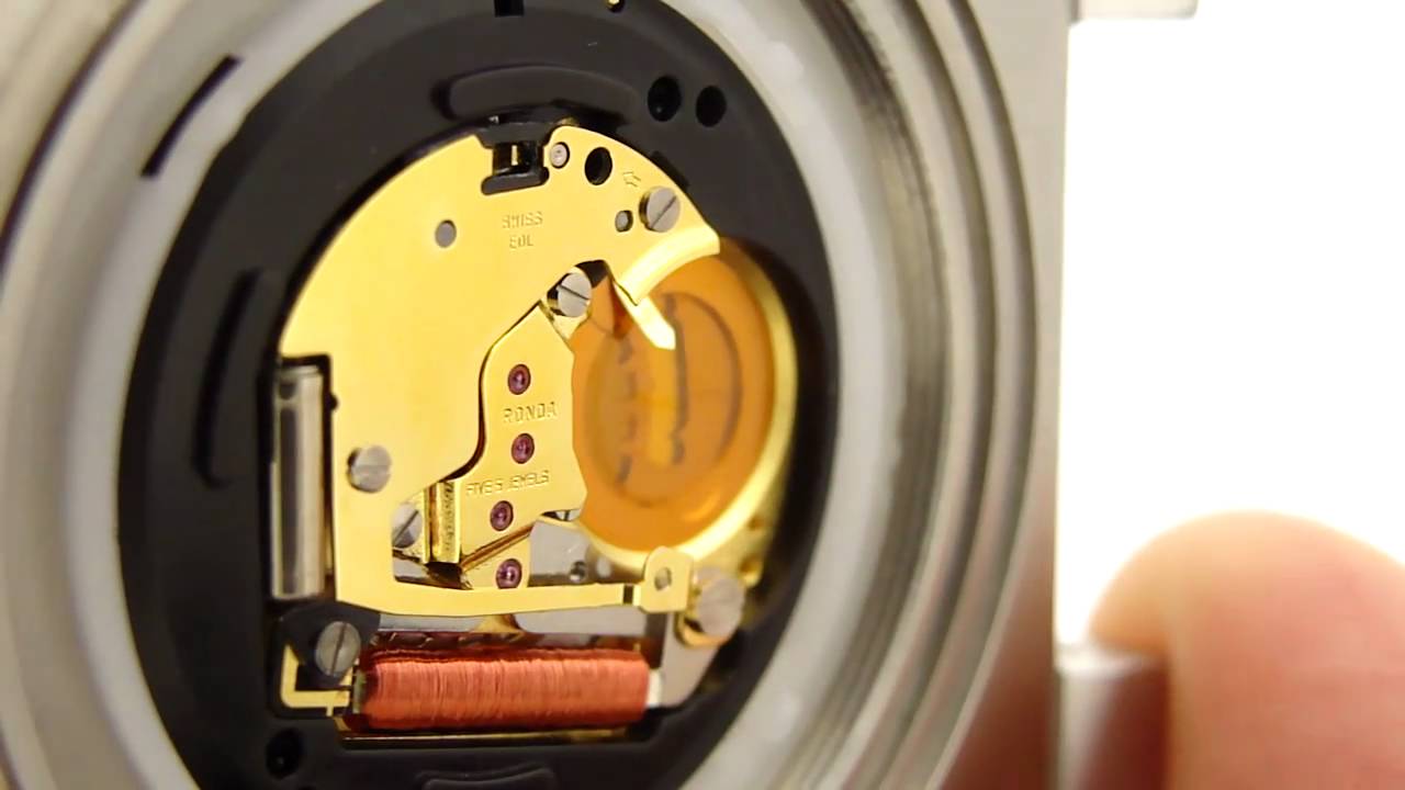 Ronda Caliber 705 Quartz: How to Change the Battery  in Your Watch