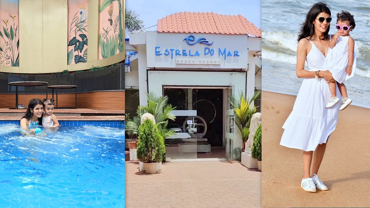 Best beachfront property near Calangute ⛱️| North Goa Beaches| Estrela Do Mar Beach Resort 🏖️