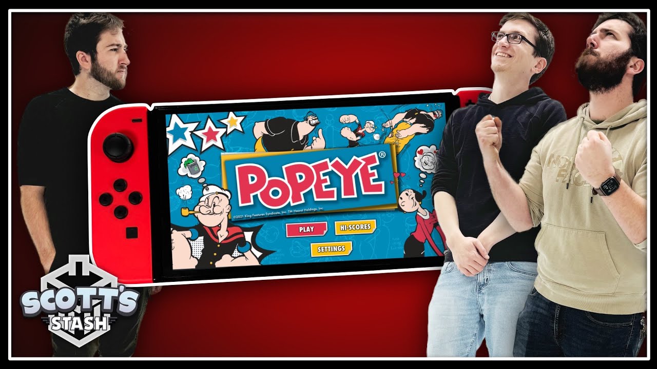 Scott, Sam and Eric Stay Up All Night with Popeye for Nintendo Switch
