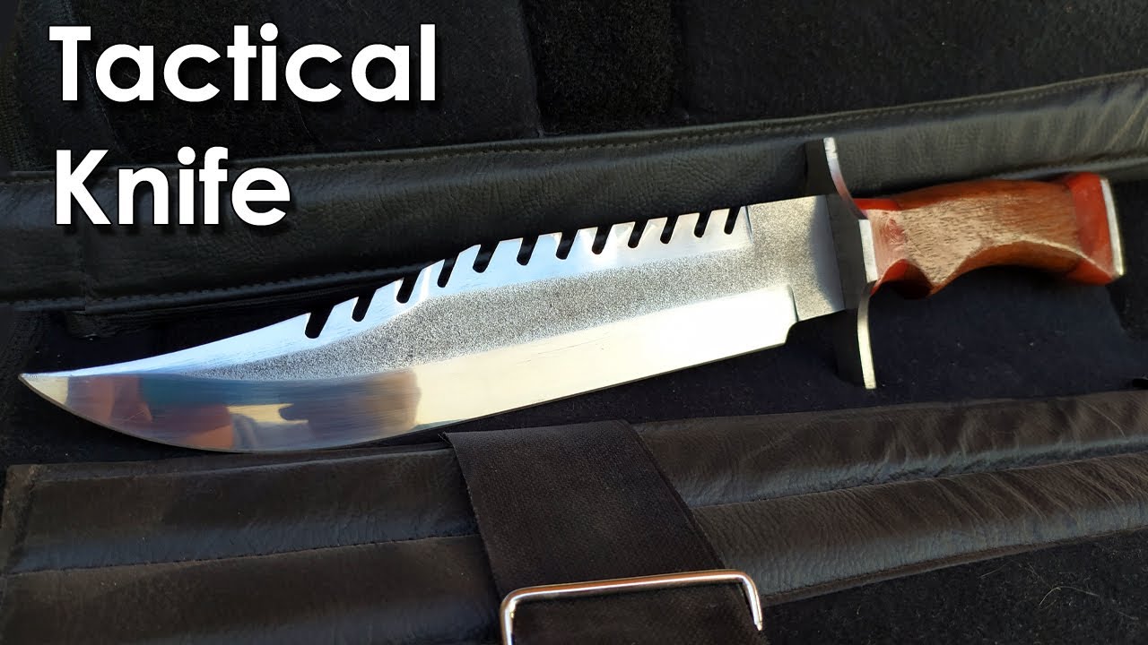 Fabricación de cuchillo Táctico estilo Rambo