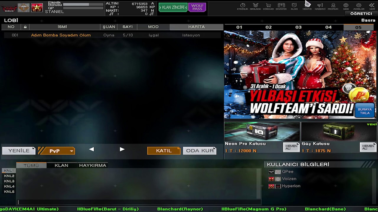 Avezy KLAN SAVAŞLARI WOLFTEAM