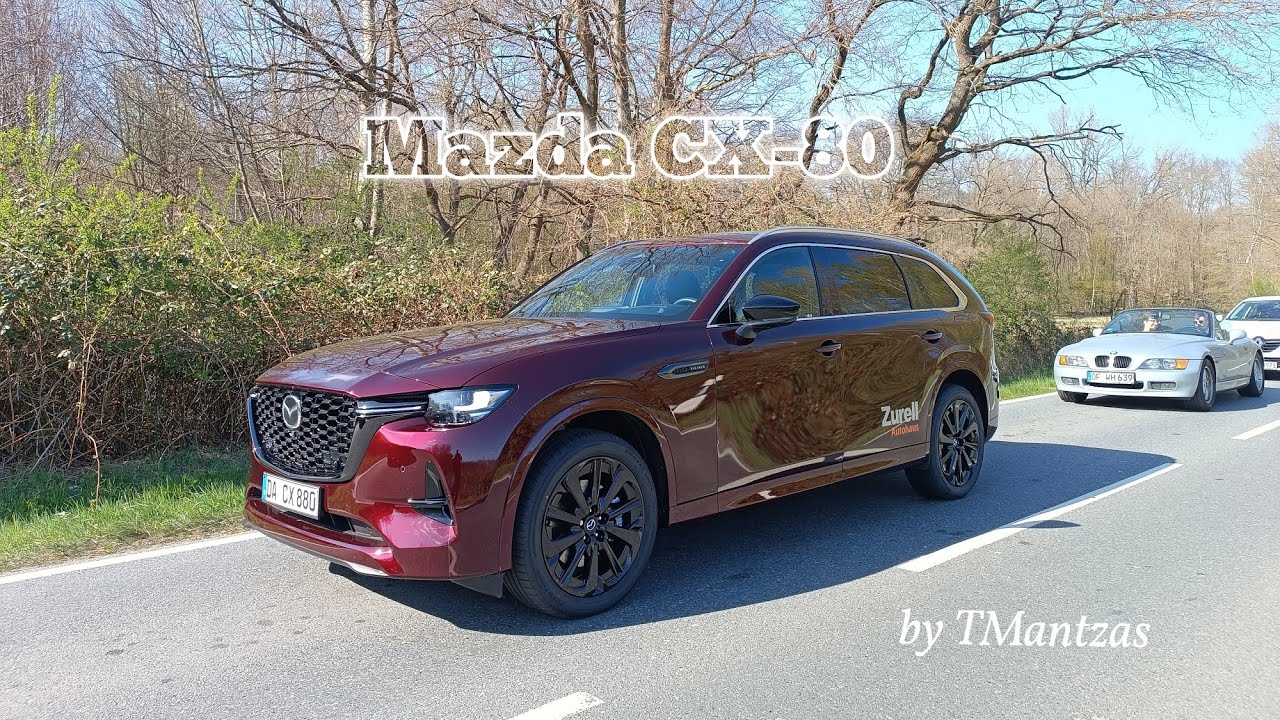 Οδηγώ το μεγάλο Mazda CX-80 e-Skyactiv 3,3 D | ACernικό Car Review