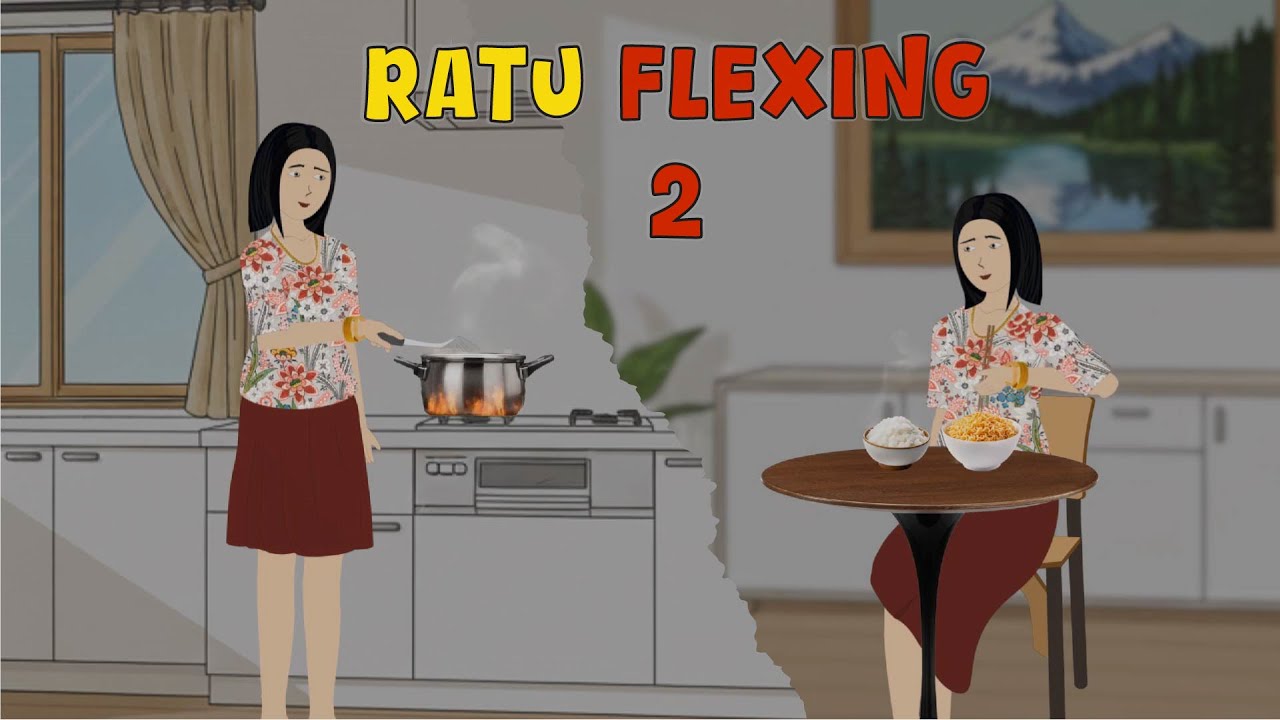 Tetangga suka Flexing 2, Rela Kelaparan demi Bisa Pamer Harta || Kartun Animasi Drama