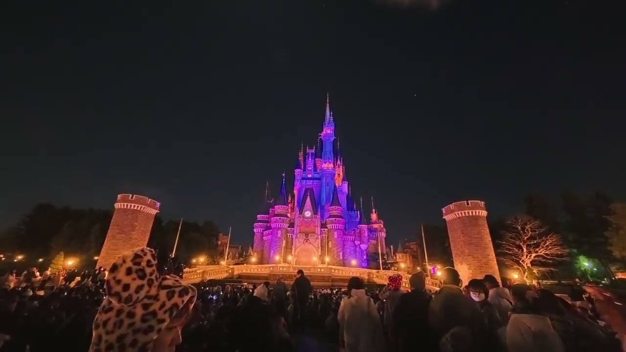 2026.02.28 東京ディズニーランド　シンデレラ城　環境演出(4K)