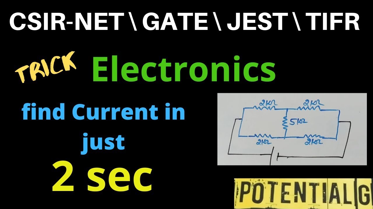 find current in just 2 sec | elctronics | POTENTIALG