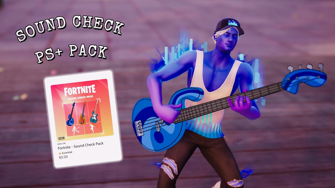 Fortnite Sound Check pack - PS+ exclusive