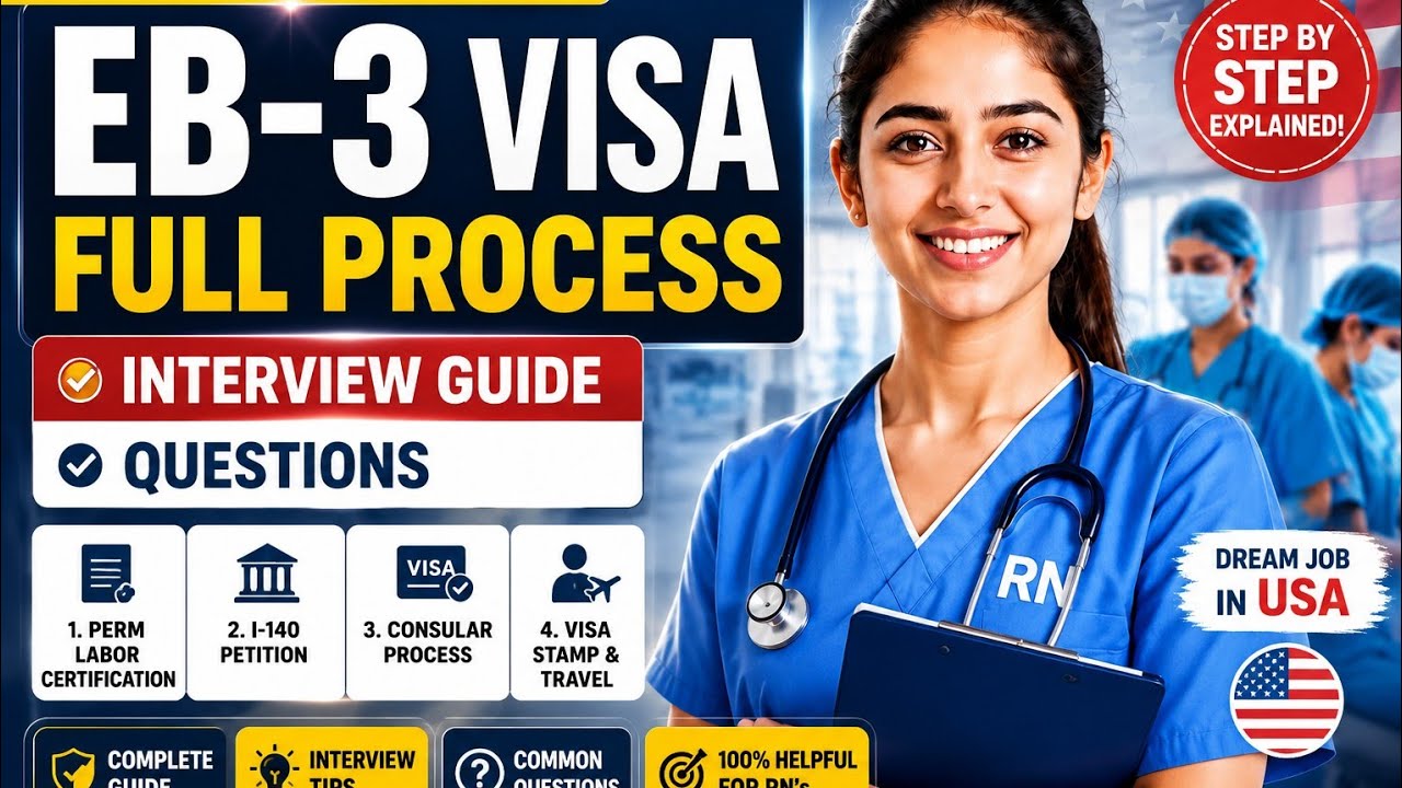EB3 Visa Full Guide with Process To Visa Grant |EB3 Visa Document Interview 2026 #eb3 #eb3visa 