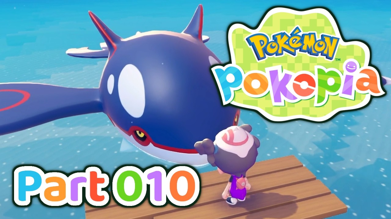 Pokémon Pokopia, Part 010: Kyogre, der wahre Meister des Regens