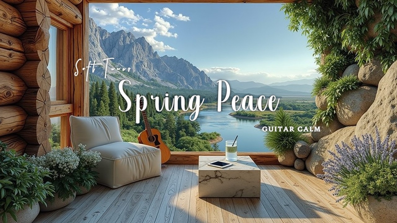 Мягкая гитарная музыка - Весенняя атмосфера | Спокойствие и умиротворение