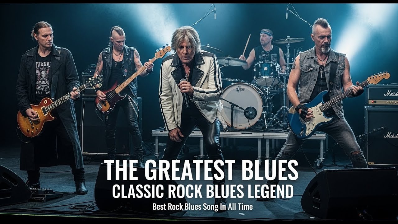 Jimi Hendrix, Eric Clapton, Muddy Waters – Classic Rock Blues Soulful Melodies & Powerful Vocals