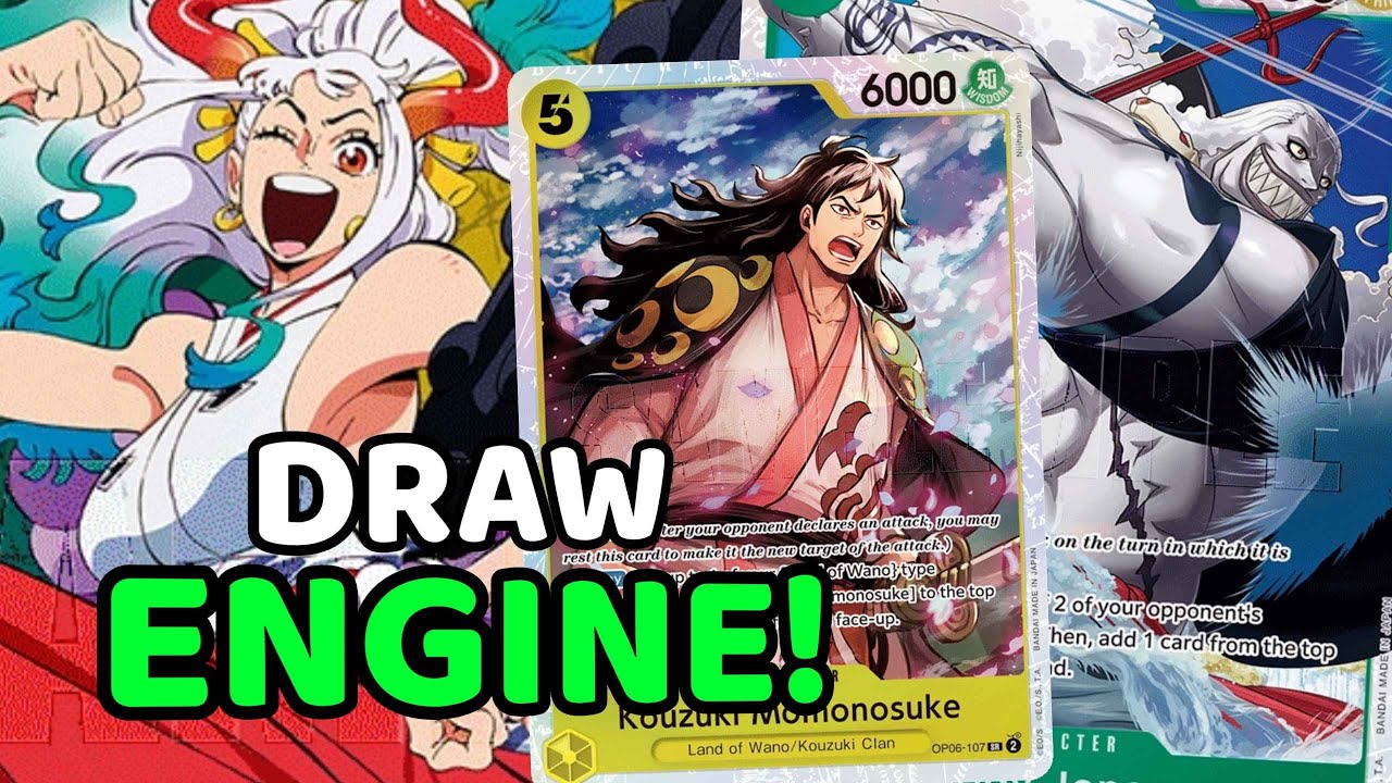 Green Yellow Yamato Gameplay OP07  - One Piece Card Game