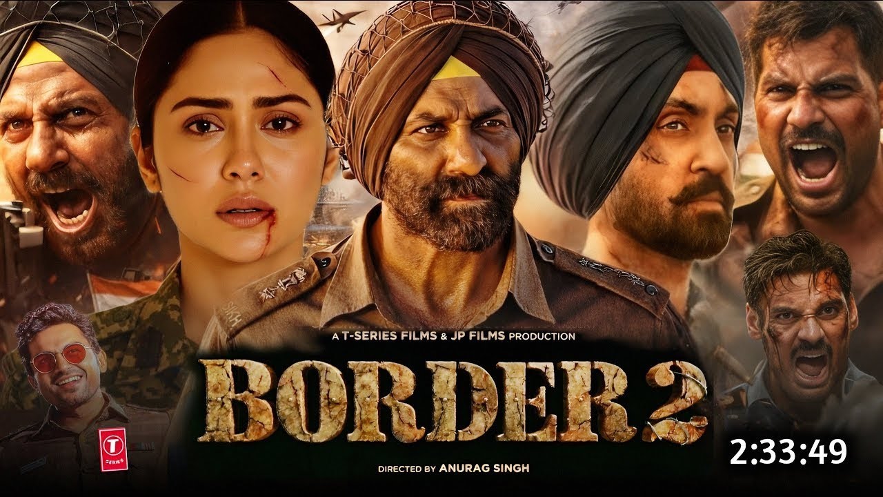 Border 2 Full Movie Hindi Dubbed 2026Latest Collection |Sunny Deol New Movie |Sonam B |Review