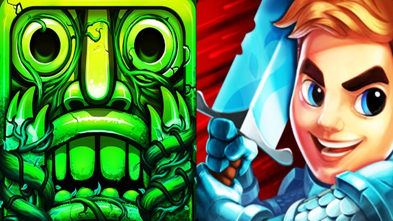 Temple Run 2 Lost Jungle VS Blades of Brim Android iPad iOS Gameplay HD