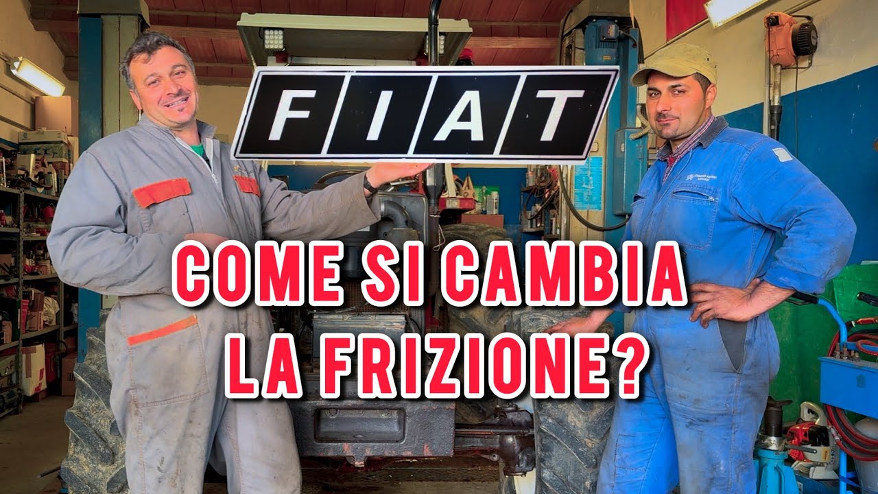 Sostituzione frizione di un trattore e come funziona!!!