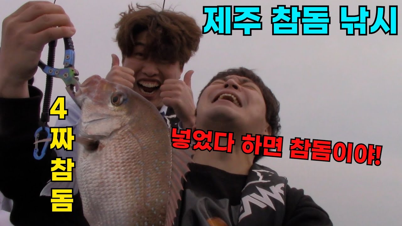 싯가 50만원 짜리 참돔 잡아서 바로 회 쳐먹기