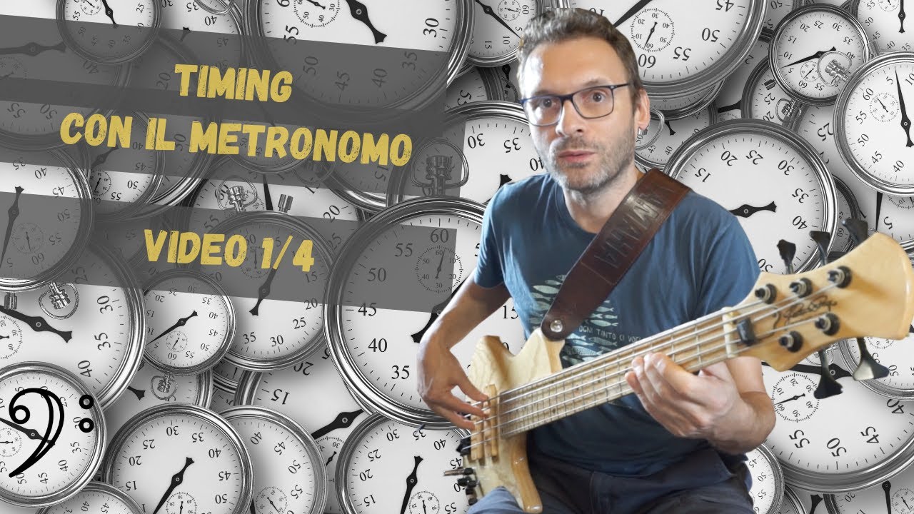 Timing con il metronomo video 1/4 Allena il tuo batterista interiore