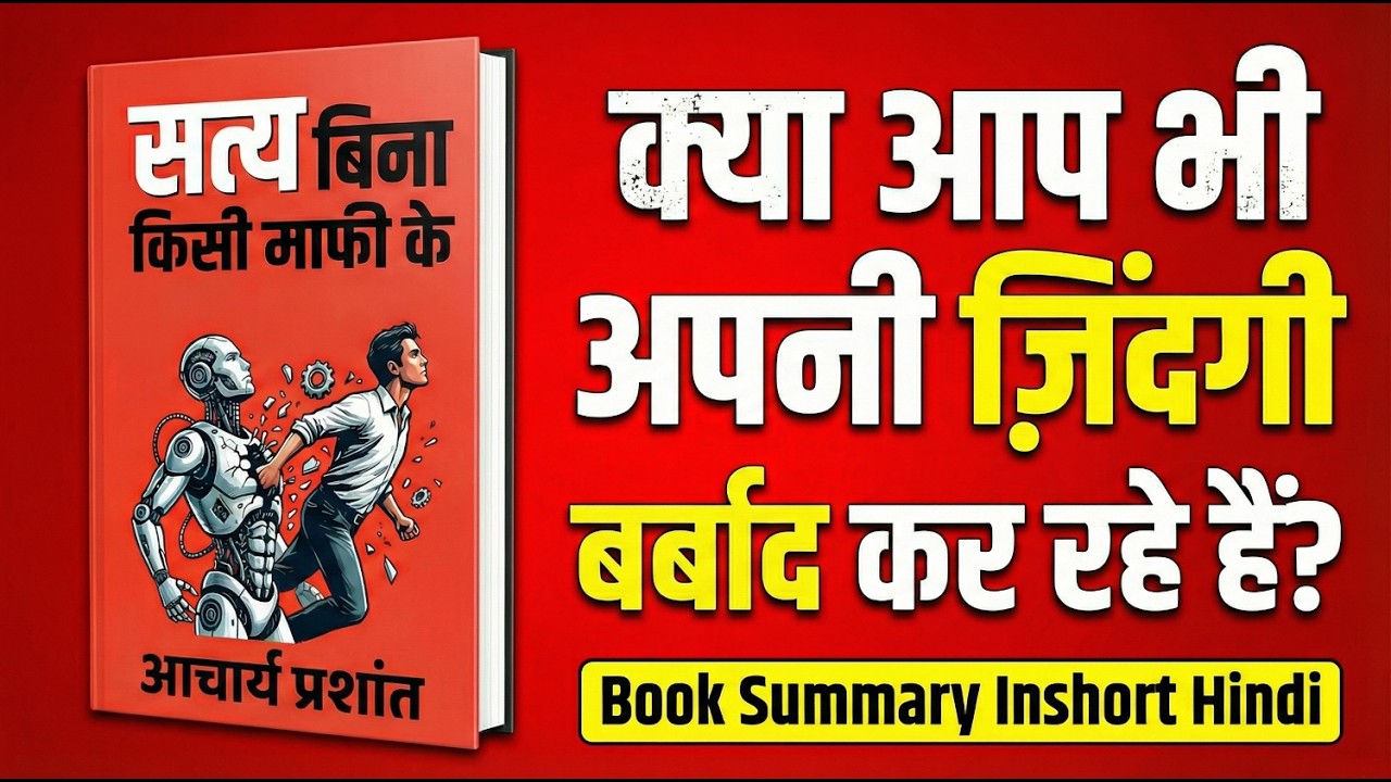 Kya aapka dukh asli hai ya udhaar liya hua? Truth Without Apology by Acharya Prashant | Book Summary