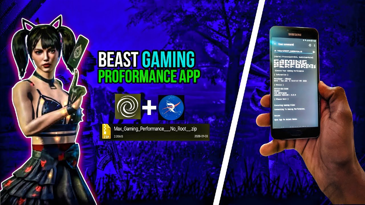 Fix lag of any game on your low-end device. 
