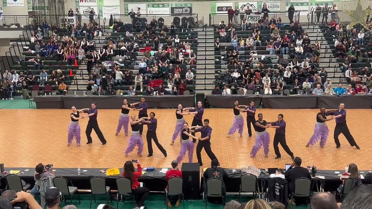 LPA Ballroom Team performing Baiana at Provo High DanceSport 2026