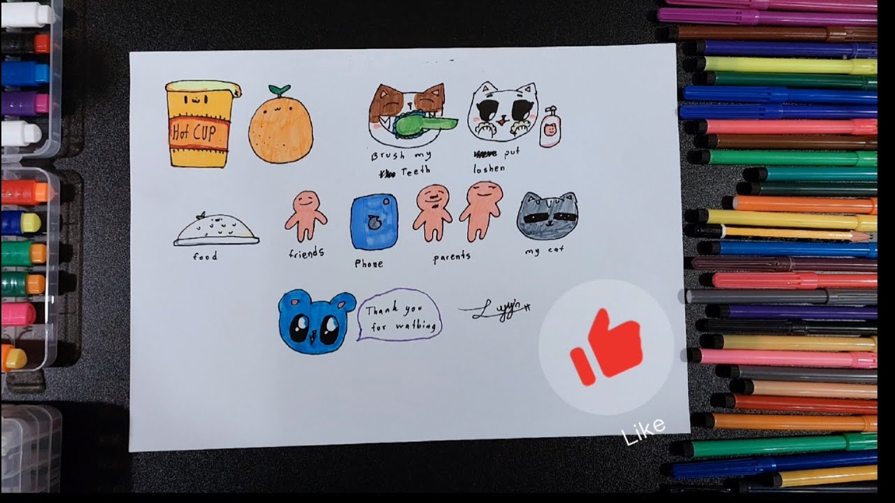 30 Days Doodle Challenge @sarazorel - Part 1