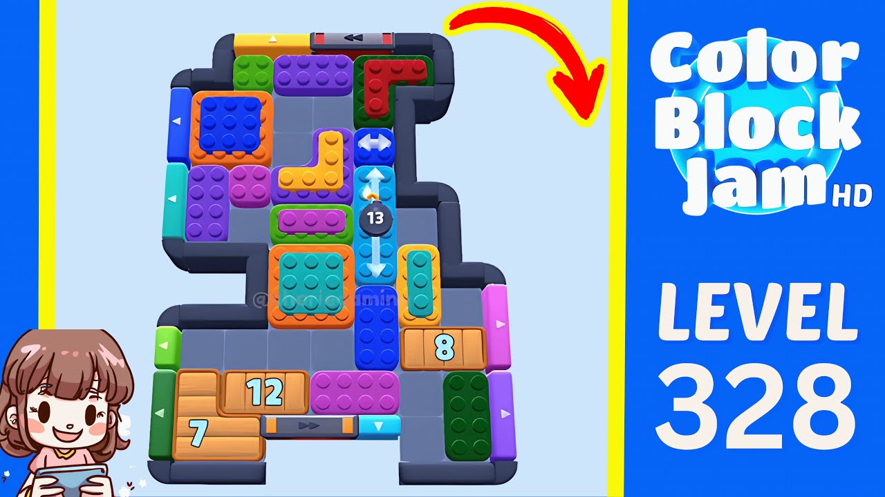 Color Block Jam Level 328 Solution Walkthrough