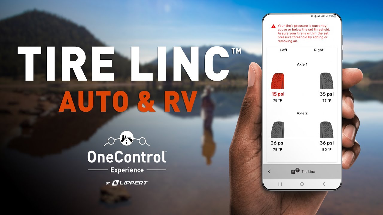 Tire Linc™ Tire Pressure Temperature Monitoring Systems (TPMS) — For Trailers & RVs