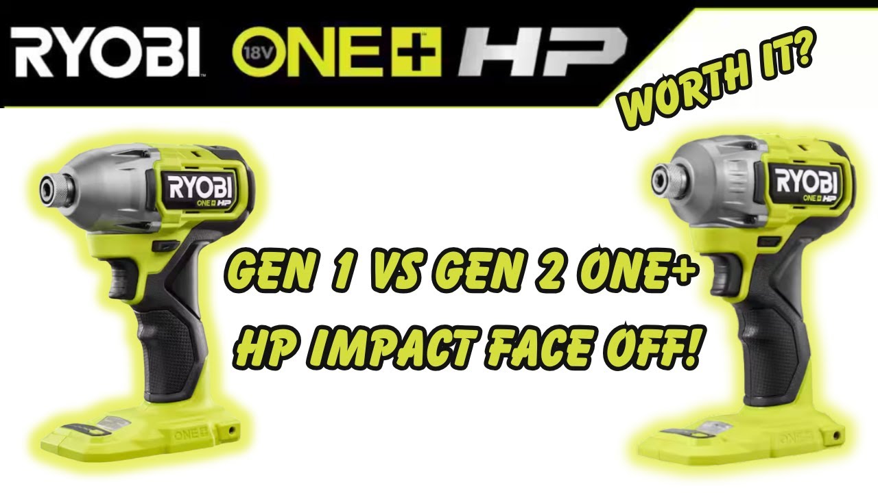 Сравнительный тест ударного шуруповерта Ryobi ONE+ HP Gen 2 и Gen 1: стоит ли обновляться? #сдела...