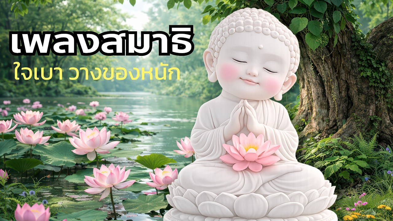 เสียงบรรเลงสมาธิ บำบัดความเครียดใจเบาวางของหนัก ปรับเสียงใกล้ 432 Hz เพื่อโทนนุ่มลึก ผ่อนคลายมากขึ้น