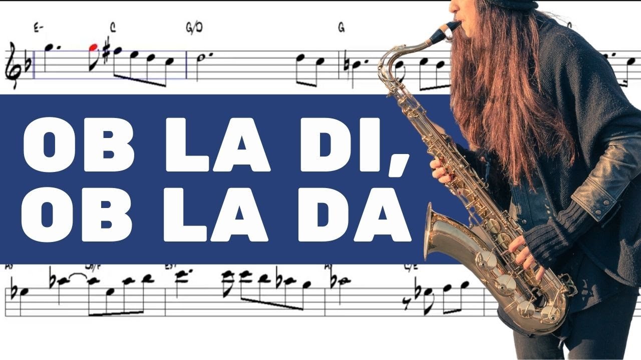 Ob La Di, Ob La Da  The Beatles 1968  Tenor Sax