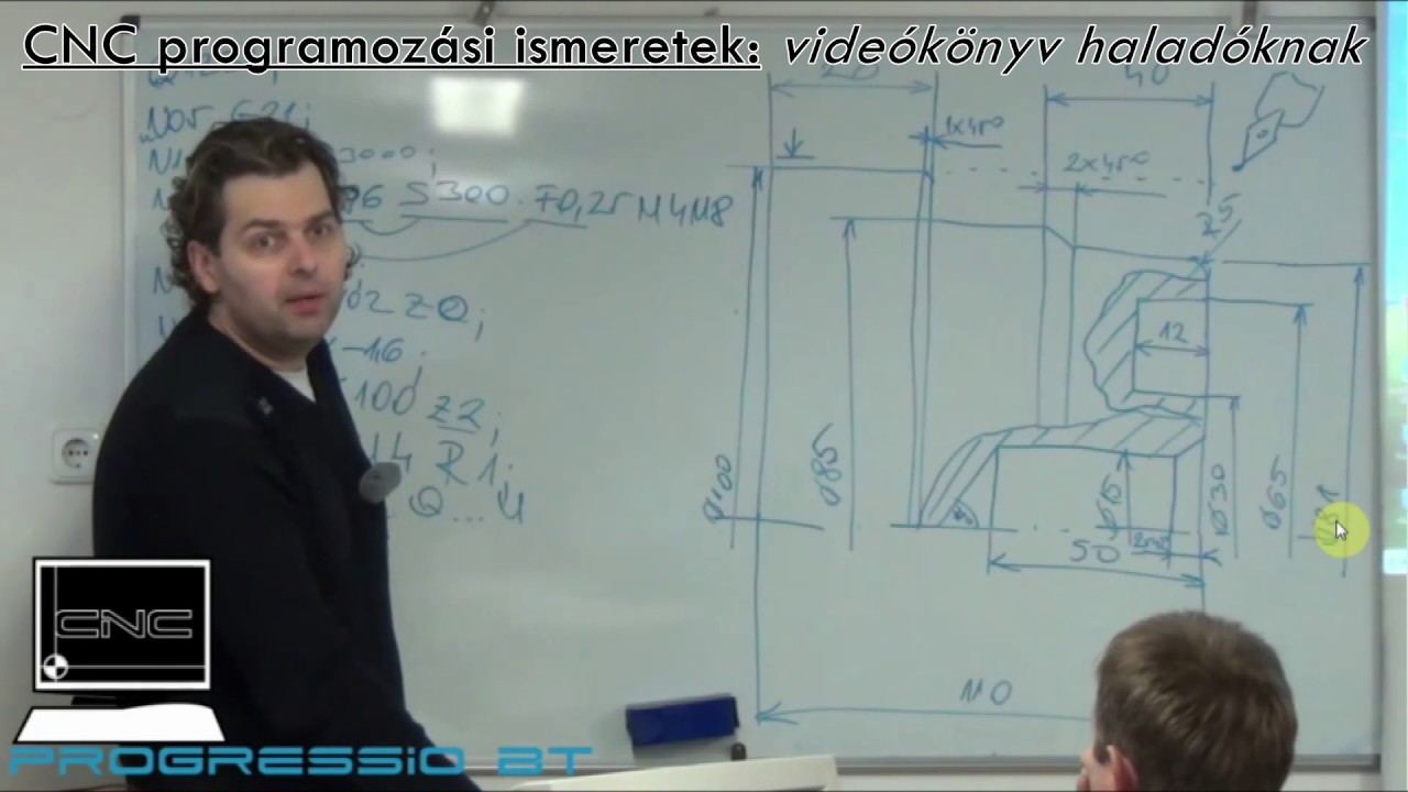 CNC programoz&aacute;s halad&oacute;knak- vide&oacute;k&ouml;nyvek