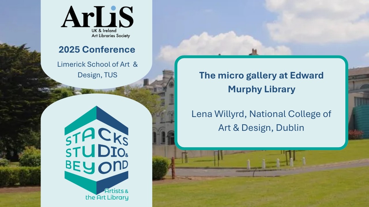 #ARLIS2025: The Micro Gallery at Edward Murphy Library, Lena Willyrd