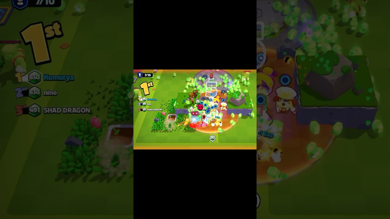 De 6&egrave;me &agrave; 1er en 10sec sur #squadbuster #supercell #liguesquad