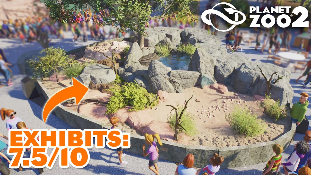 Creating a MULTI-SPECIES Exhibit in Planet Zoo 2 - Speedbuild