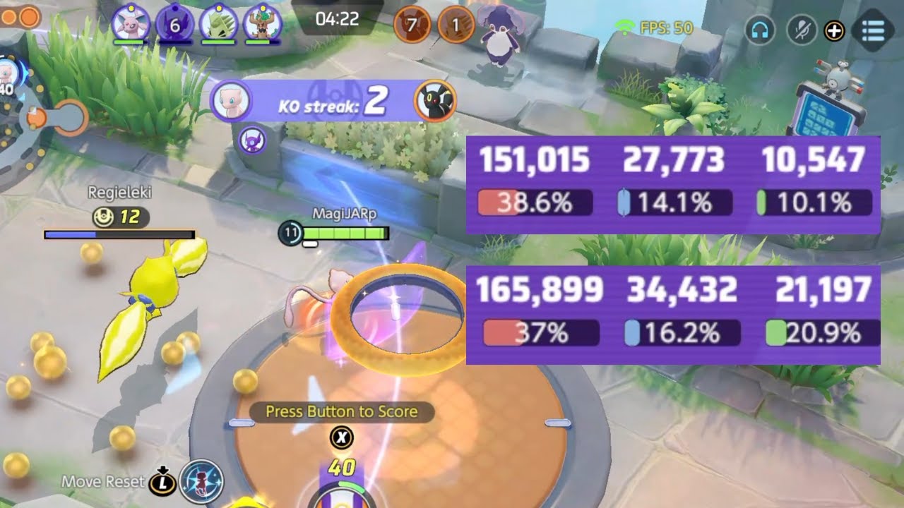 2 BACK TO BACK HIGH DAMAGE MEW GAMES | Pokemon Unite Soloq