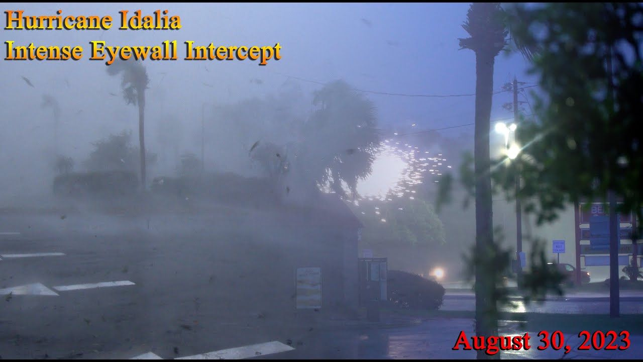 Hurricane Idalia Intense Eyewall Intercept August 30, 2023 (Extended Edit)