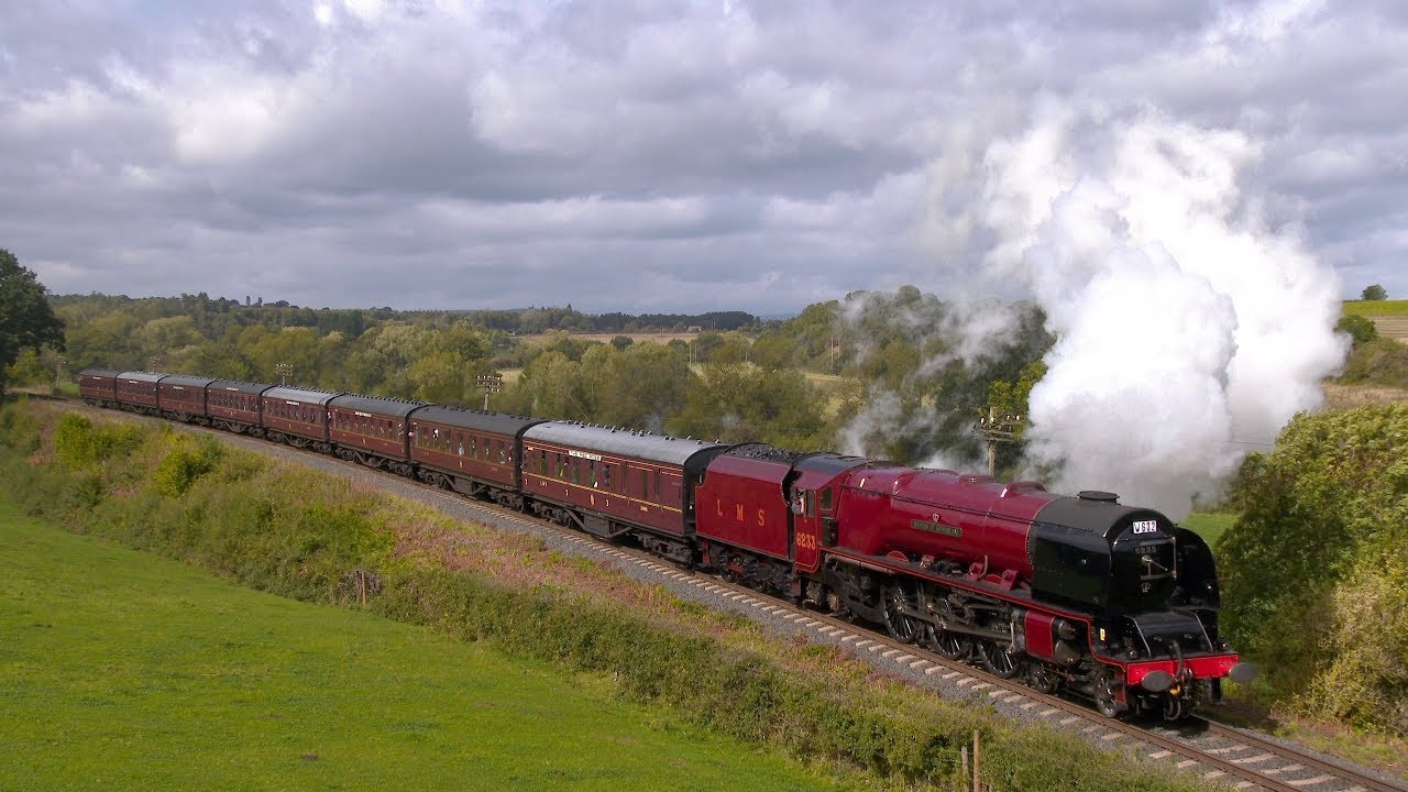 Severn Valley Railway SVR 2018 Autumn Steam Gala featuring 6233/70000/46100/ 63395 - a 4K video