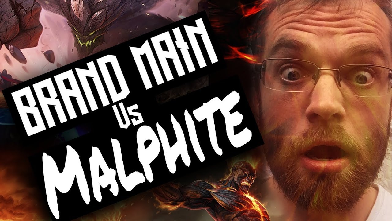 Brand Mid vs malphite - live commentary gameplay