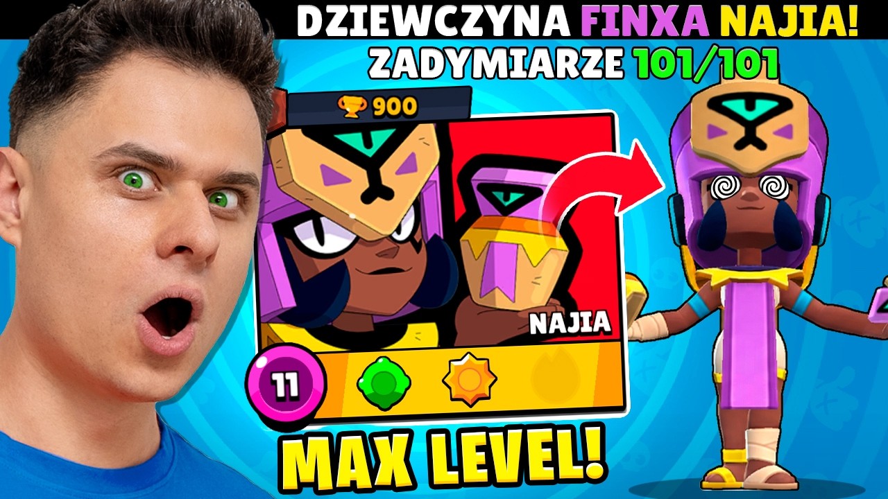 Odblokowałem NAJIA i testuję jej WĘŻE! Brawl Stars
