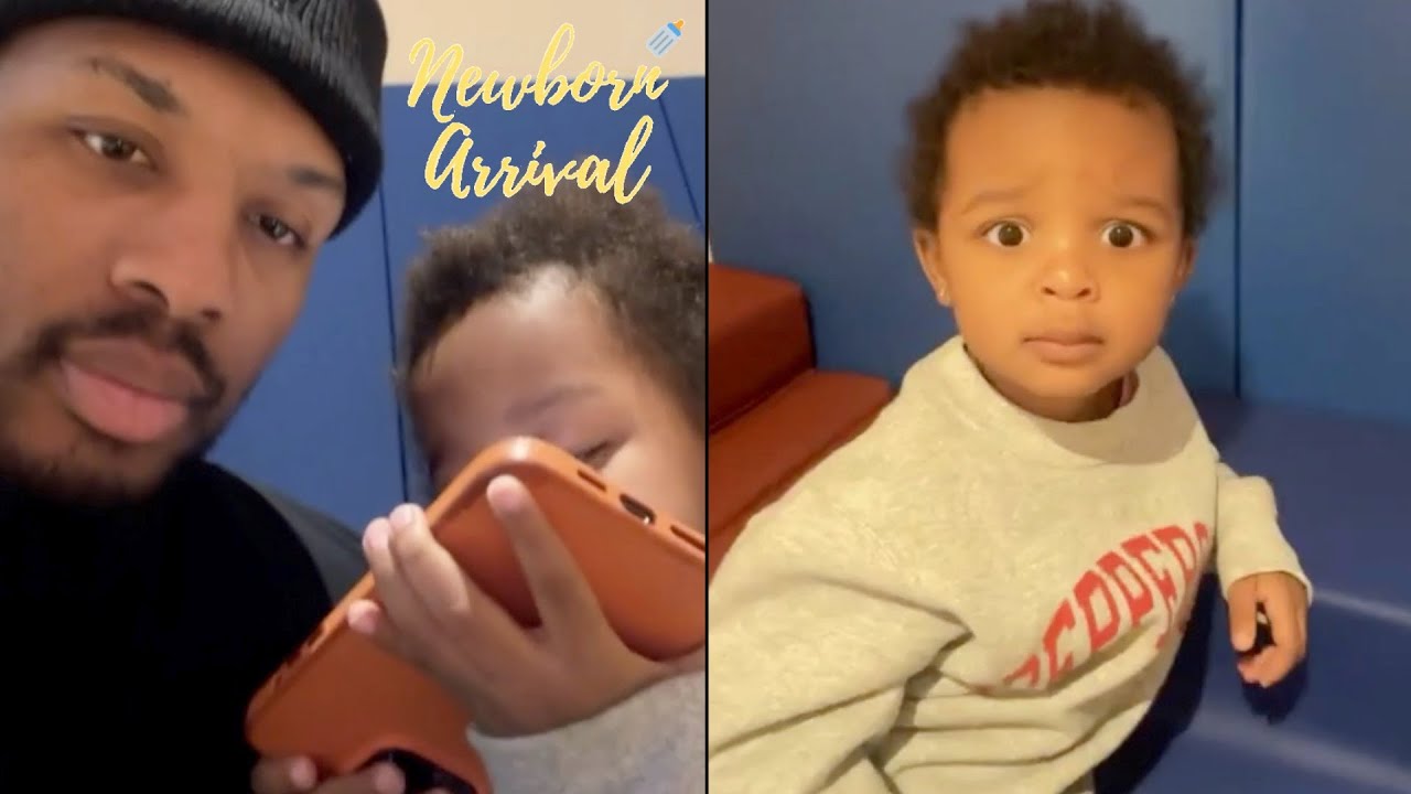 Damian Lillard Struggles Trying To Get The Twins To Share His Phone While Waiting For Bucks Trade! 🥊