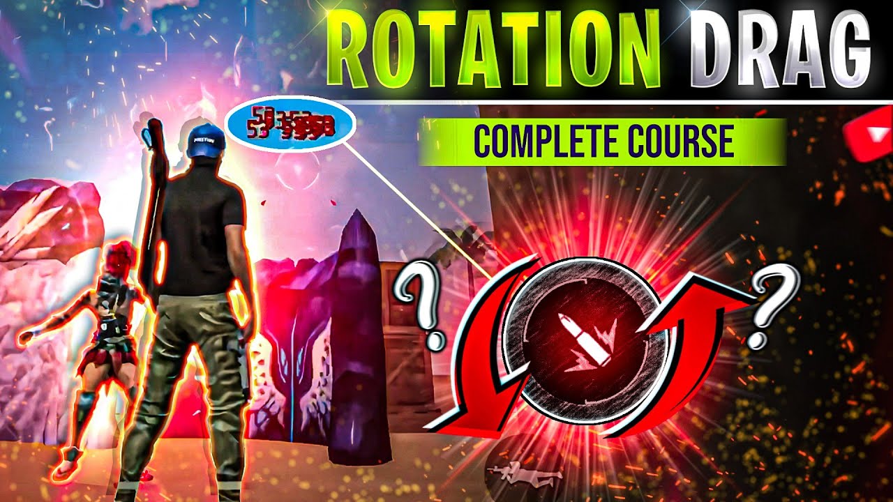 ROTATION DRAG SE HEADSHOT KAISE MARE🔥🤔 || ROTATION DRAG FAST ONETAP HEADSHOT TRICK IN FREE FIRE ||