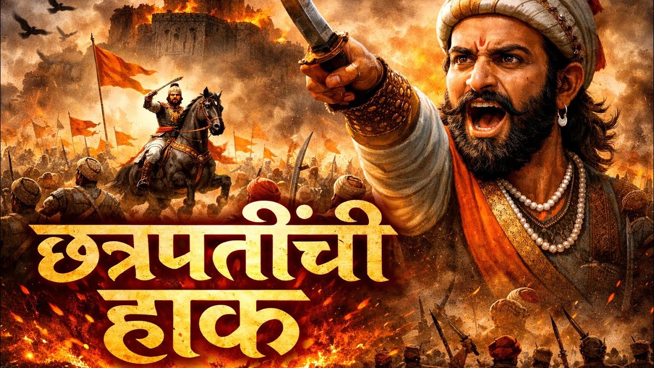 🚩 छत्रपतींची हाक – स्वराज्याची गर्जना! 🚩 #subscribe #marathisong #shivajimaharaj 