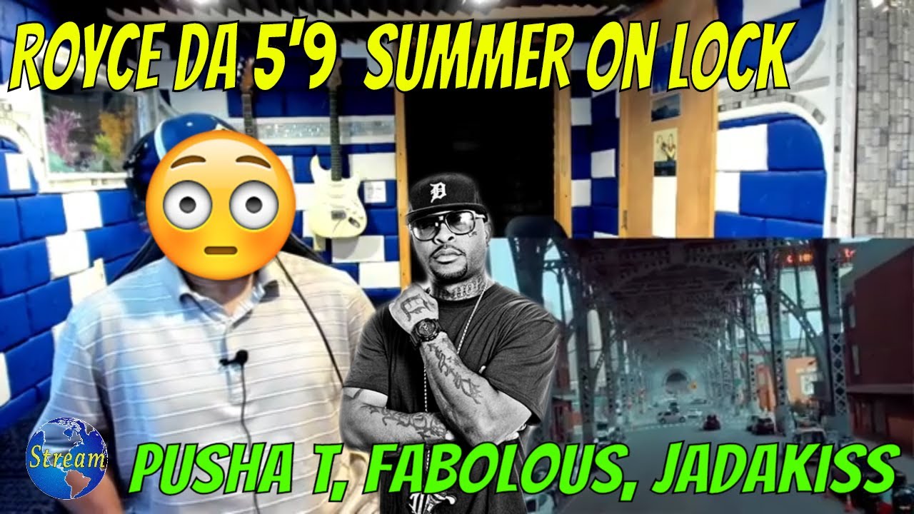 Royce da 5'9  Summer On Lock Official Video ft Pusha T, Fabolous, Jadakiss - Producer Reaction