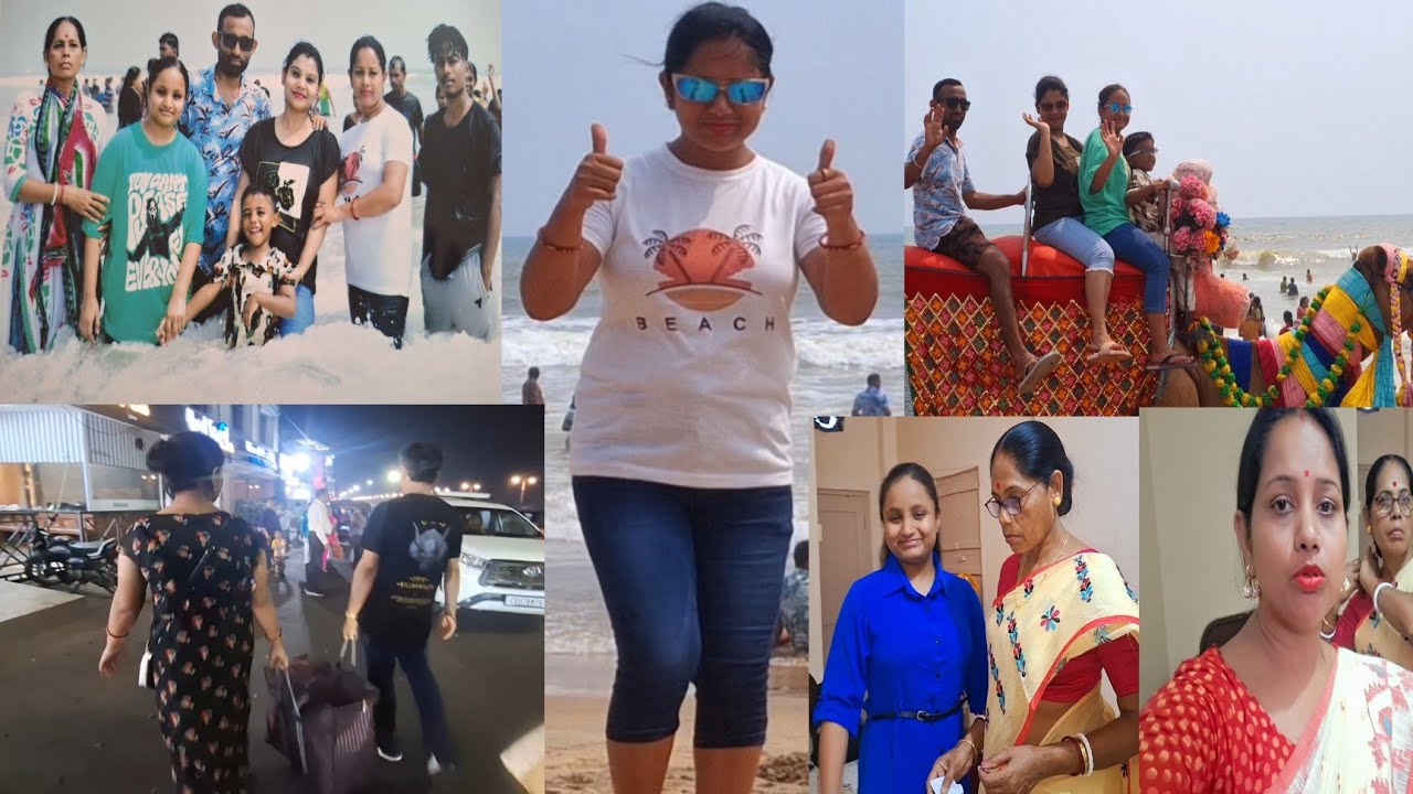 পুরীর তৃতীয় দিনে সমুদ্রে🏝 স্নান আর শপিং 🛍করেই কাটালাম # Bangla Vlog