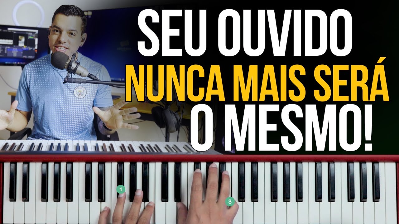 ABANDONE as CIFRAS após essa LÓGICA SIMPLES - Aula de teclado